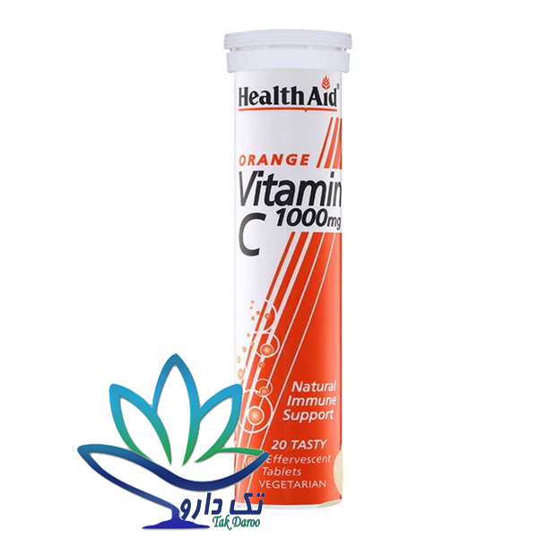 قرص جوشان ویتامین سی 1000 میلی گرمی هلث اید 20 عدد